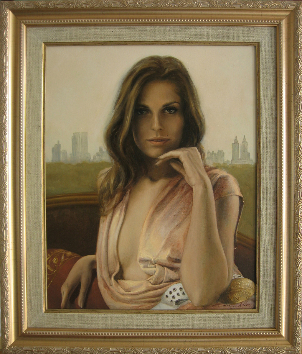 artist - portret of a young girl