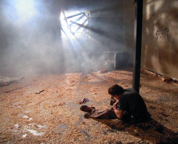 hoink douglas - on set of DIET