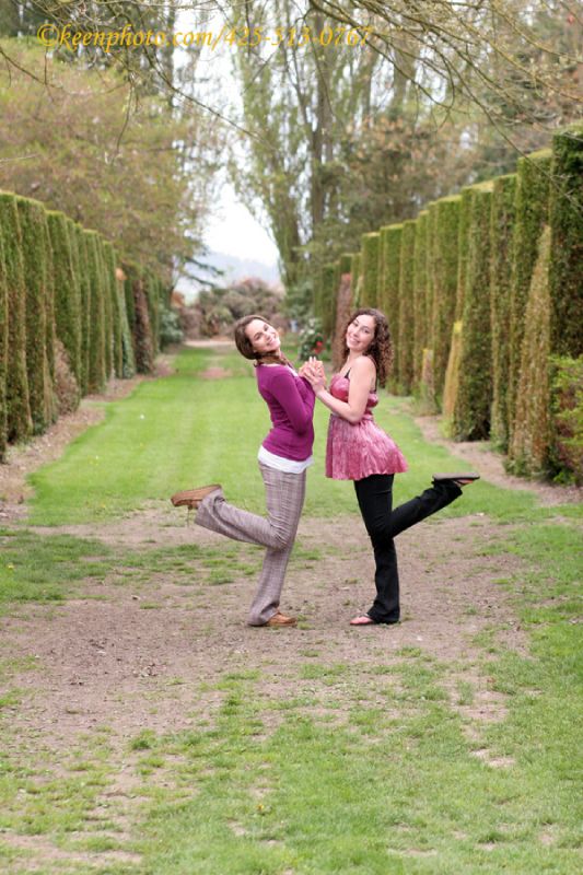 Molly - Molly and Brenda in the Garden