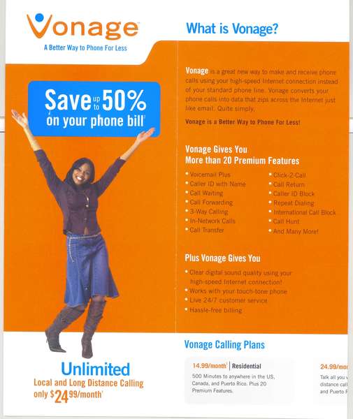 Italics/ToyaGlennine - 2008 Vonage Ad Campaign
