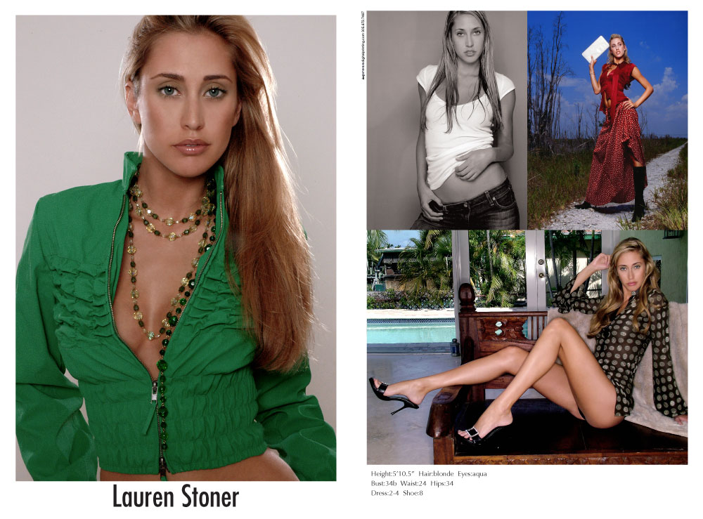 Lauren Stoner - Comp Card fall 2005