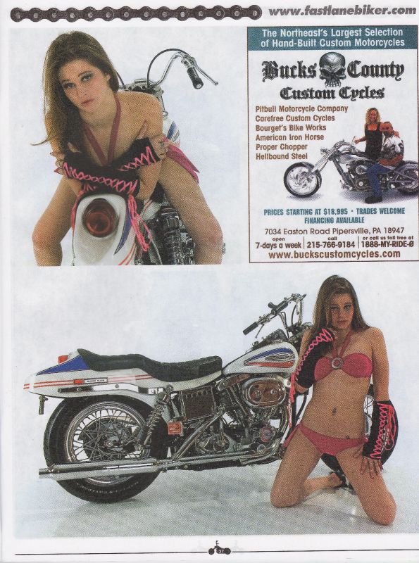 Morgan Lei Tanner - Fast Lane Biker Babe of the Month - March