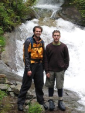 Chris - Me and my friend hiking in the NW