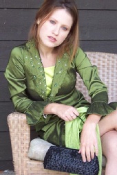 Courtney Kocak - Green Skirtsuit