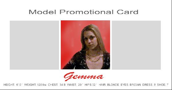 Gem - Promotional Model Cards  © 2005