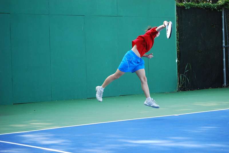 Amy Blackwell - Tennis serve