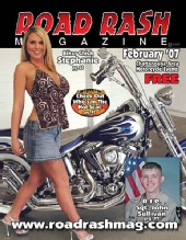 Stephanie - Road Rash Magazine Cover February 2007