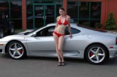 Lyndsay Taylor - bikini carwash ferrari