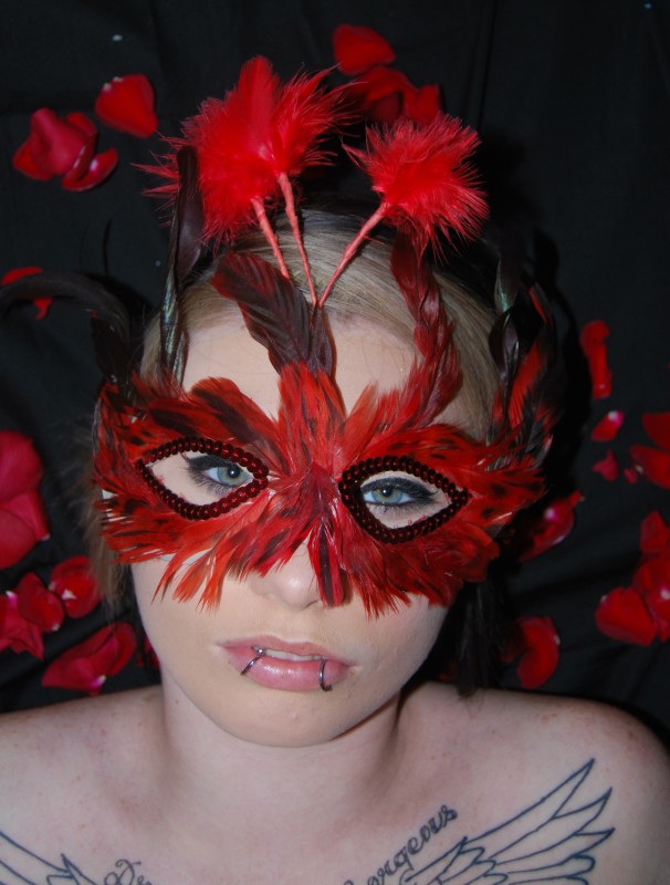 Sam - Masked Woman in Red