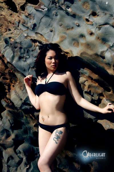 Ichigo aka Stephanie - beach cliff