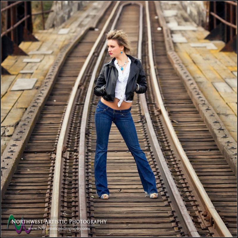 Sarah Vitort - Railroad Tracks