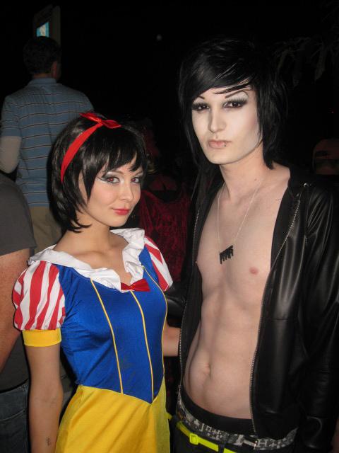 Miles Devin - Halloween candid and body shot