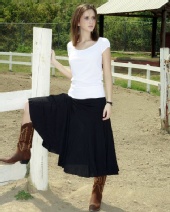 Michelle - White fence