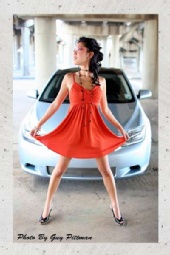 Ayaka-Lynn - Cool SCION and the orange dress!