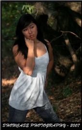 Emily - Gazing in the woods.