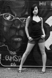 Tiffant-rRose - black whit jean