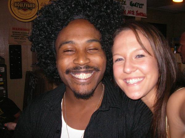 Mr.E  - being funny at the bar