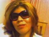 Nixie - me with my hair in progress of going blonde 