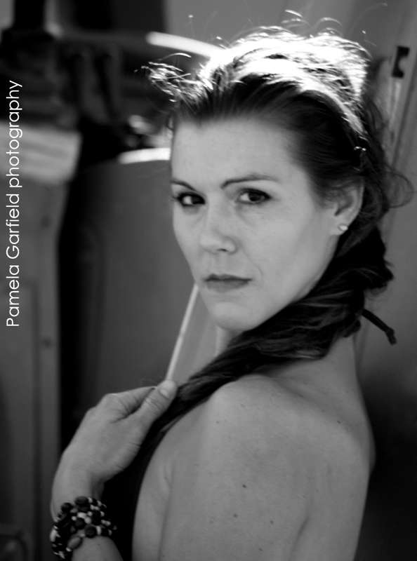 Trish - black and white head shot