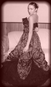 malena - an original 18th century dress. hoop skirt and all