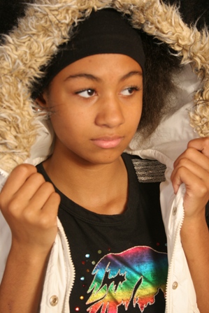chantelle - Chantelle with jacket and hood up