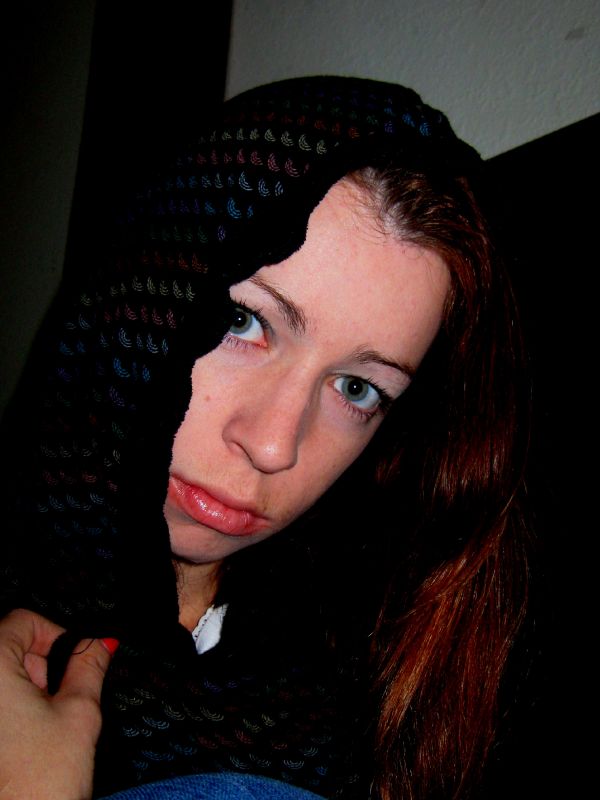 Adrienne Kriedt - penetrating stare