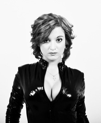 SIMMONE - PVC Catsuit Headshot
