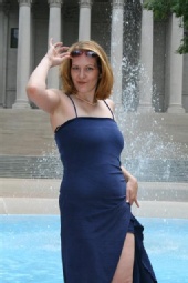 tallie - blue dress