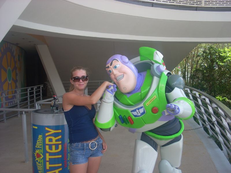 Jenny - ME at Disney World with Buzz Lightyear