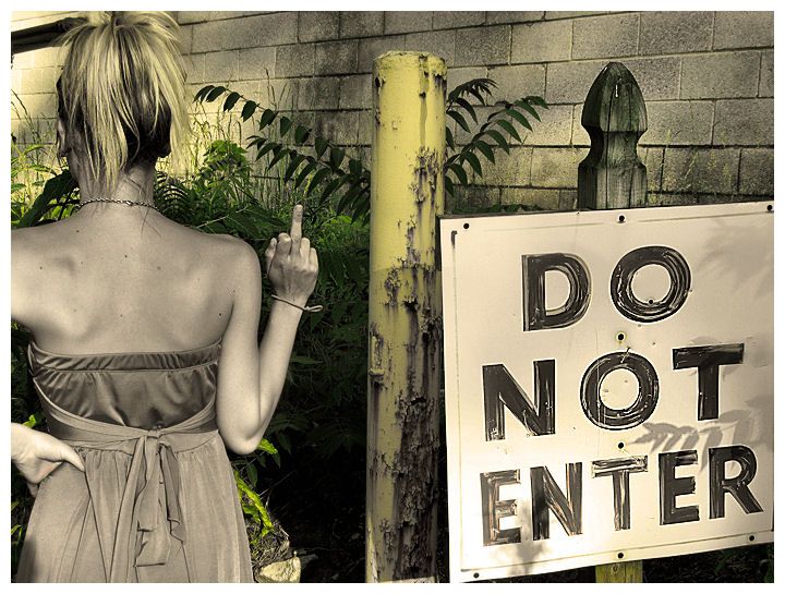 Sara - Being a rebel.