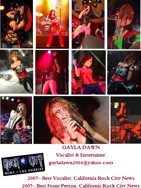 Gayla Dawn - Gayla Dawn, Vocalist - Entertainer