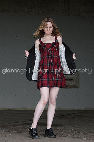 Nymphette Noire - Red Dress