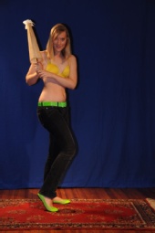 LJ - lime green outfit