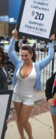 Laura Yvonne - charity car wash event
