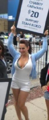 Laura Yvonne - charity car wash event