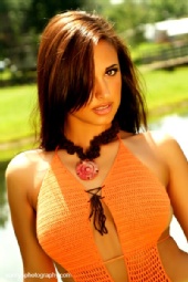 Marina Marci - Orange--Biting Lip