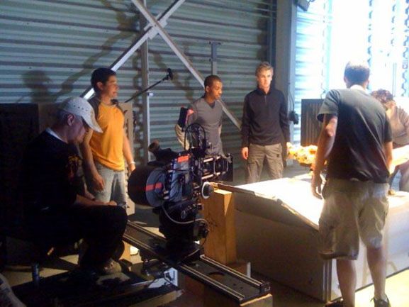 Dj - on set 