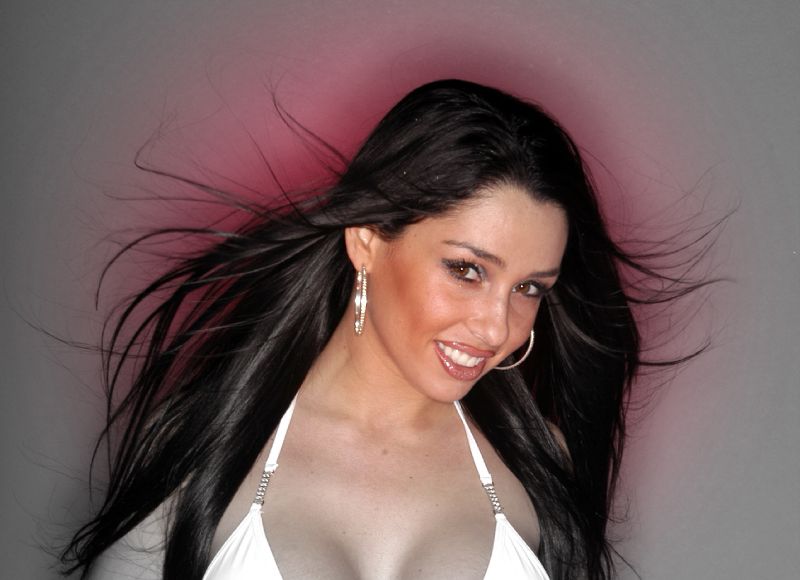 Ornella - I added a faux glow, but no airbrushing done