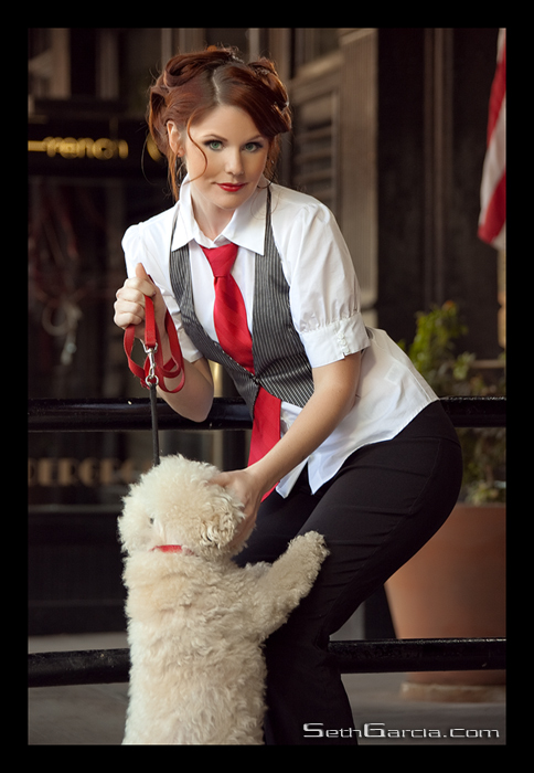 Chrissy Holmes - poodle