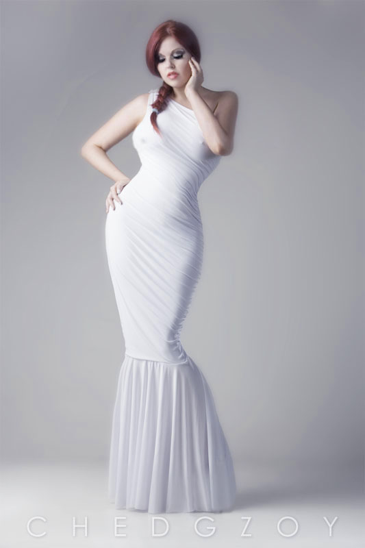 Lauren Langley - White dress