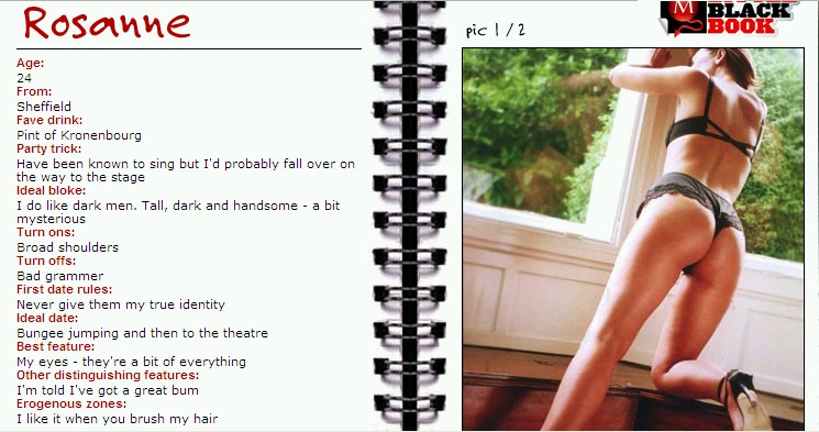 Ros - 'Maxim: Little Black Book'