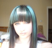 BlackMetalQueen - Showing off my new hair