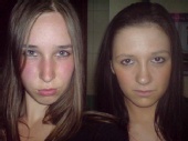 chaz - me on the left and my friend chelly black.