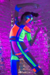 The Whistler - UV-bodypainting