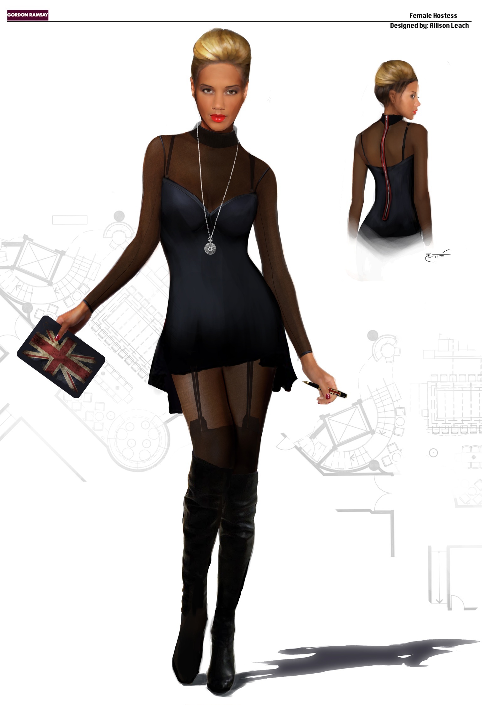 uPhilme - GOrdon Ramsey Steakhouse, Hostess