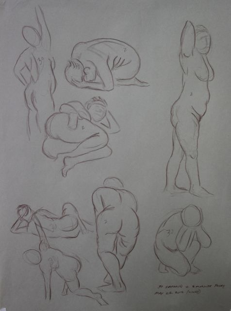 Chrislaceyart@gmail.com - 30 seconds and 2 minute sketches