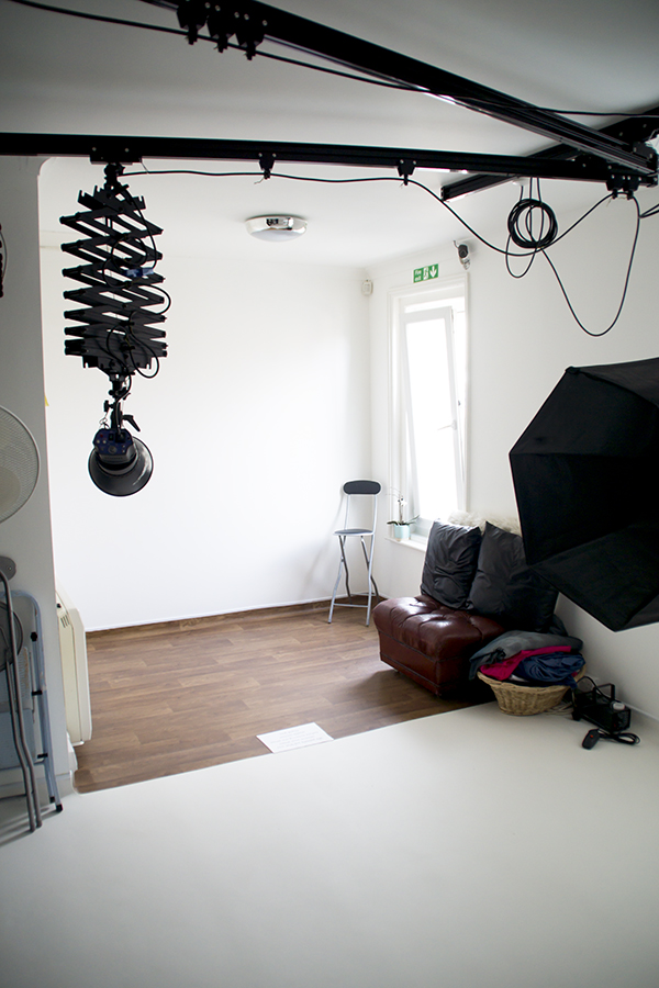 Richard - Behind the white studio area