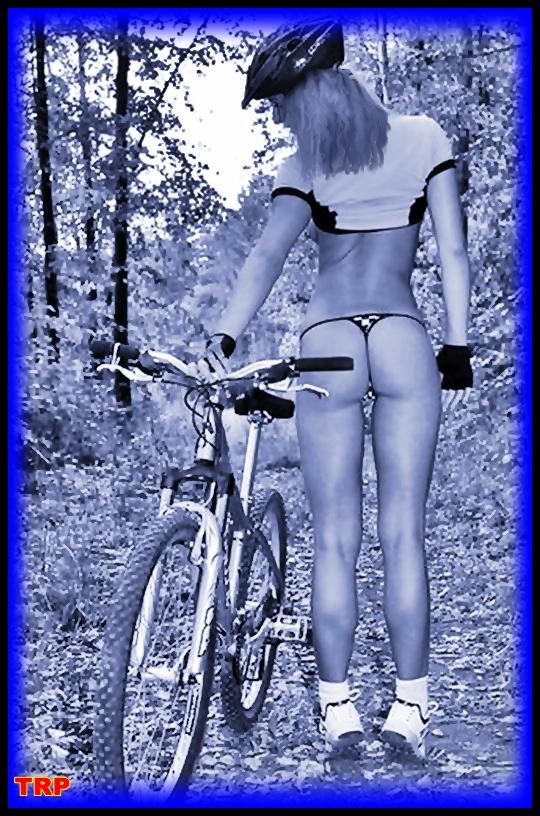 me biking and just being me